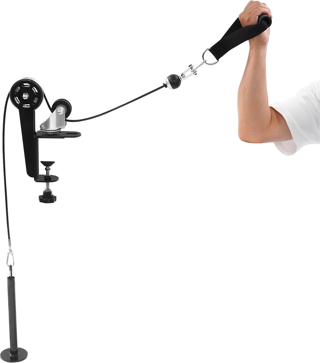 Trainingsuitrusting Armworstel Trainingsbank Met Kabeltreksysteem Trainingsapparaat Voor Armdrukken