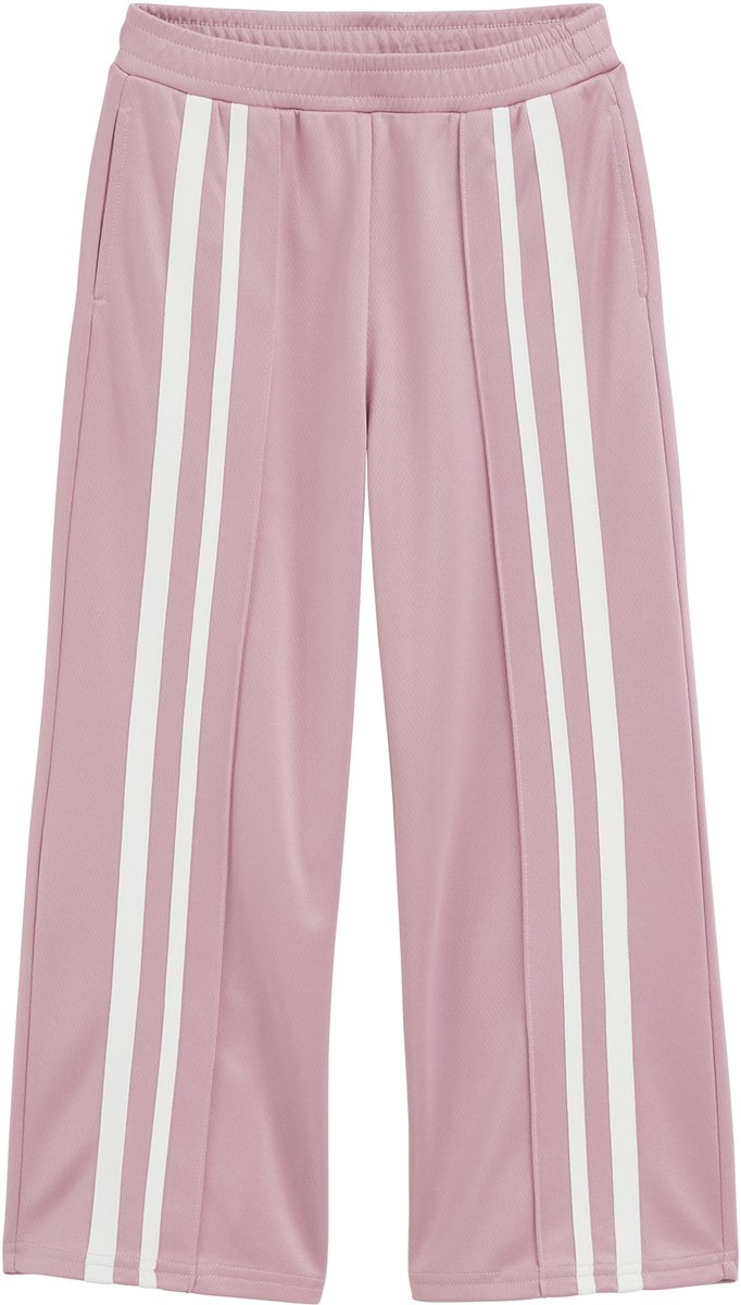 WE Fashion Meisjes wide leg broek met streep