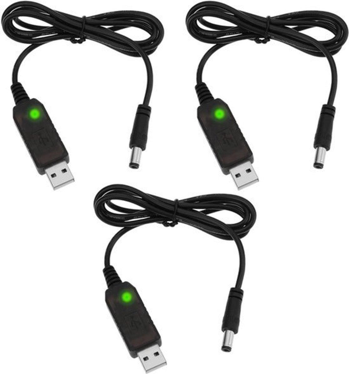 USB naar 12.6V Boost Oplaadkabel voor Stoov Lithium Batterij Pack - 1m