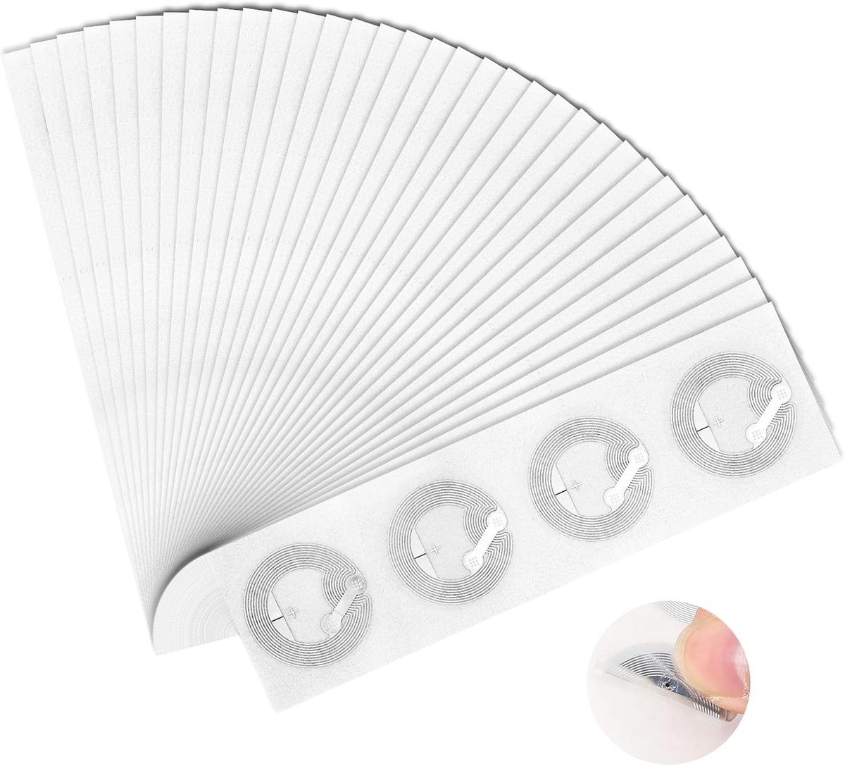 Labels voor organisatie en labeling - 100 stuks, 1 inch stickers voor thuis en kantoor