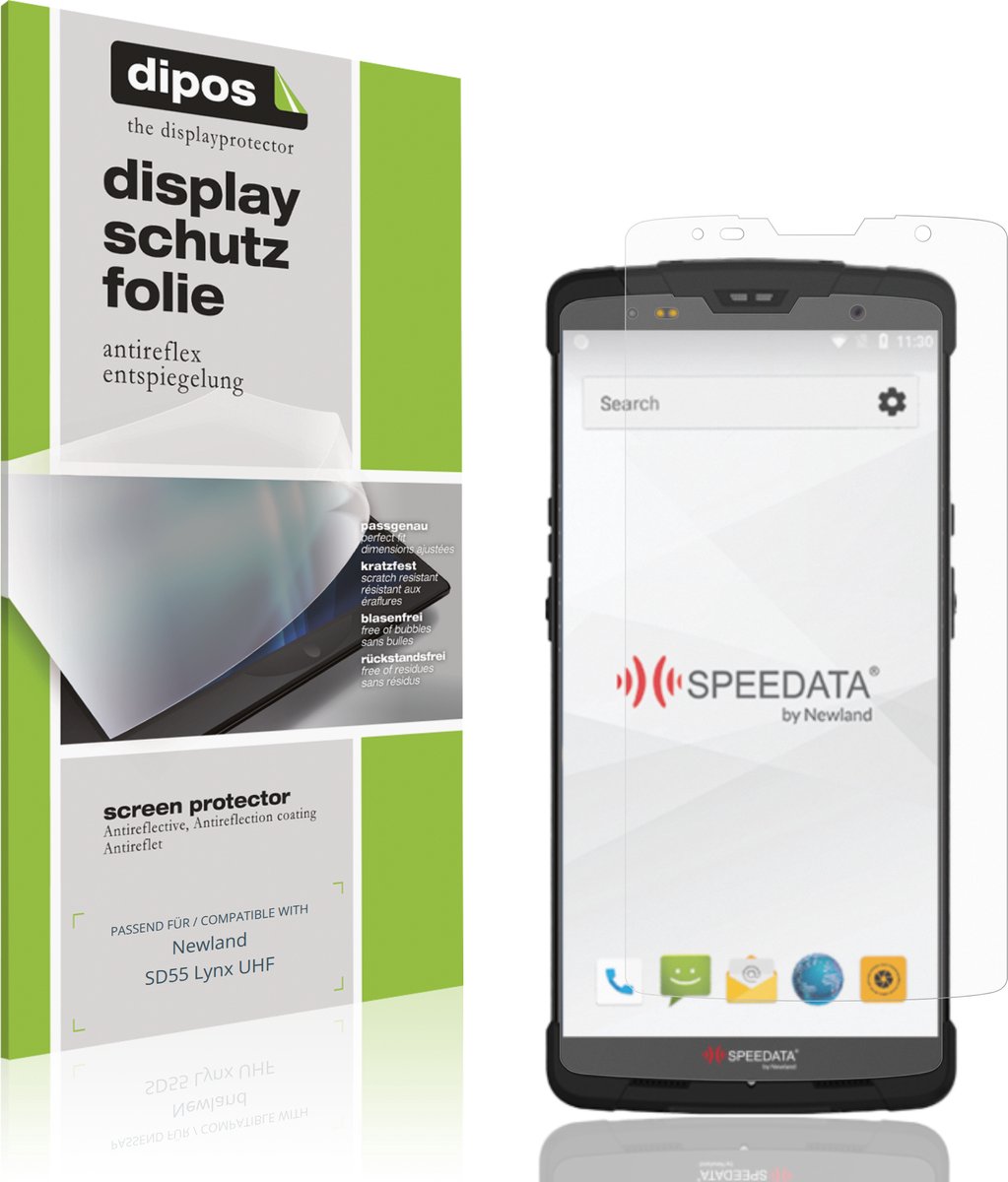 dipos – 4x Matte Beschermfolie geschikt voor Newland SD55 Lynx UHF | Krasbestendige & antireflecterende Screenprotector Ultra-Thin