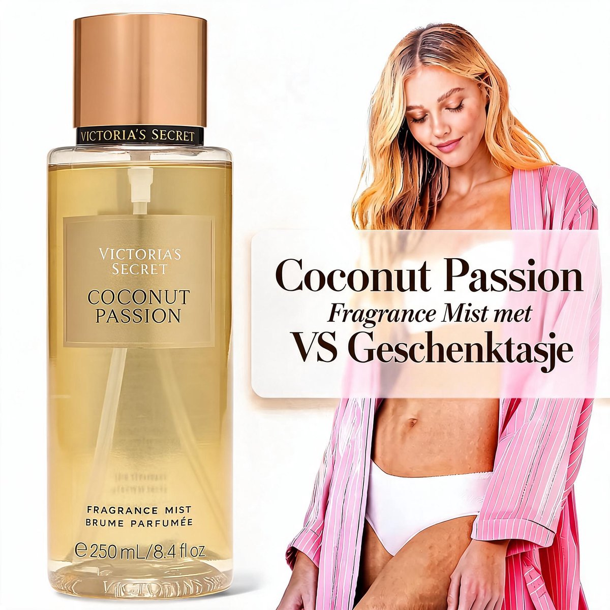 Victoria Secret - Lavender & Vanilla - Natural Beauty Fragrance - Body Mist 250 ml