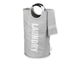 Wonair Wasmand – Waszak - Opvouwbaar – 81L – Lichtgrijs