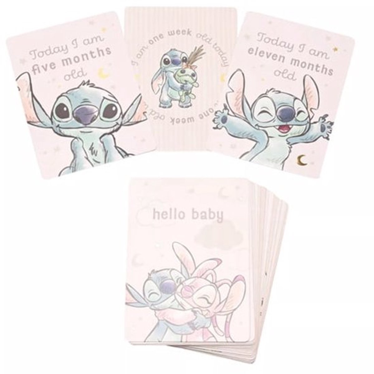 Disney Milestone Cards, Stitch baby
