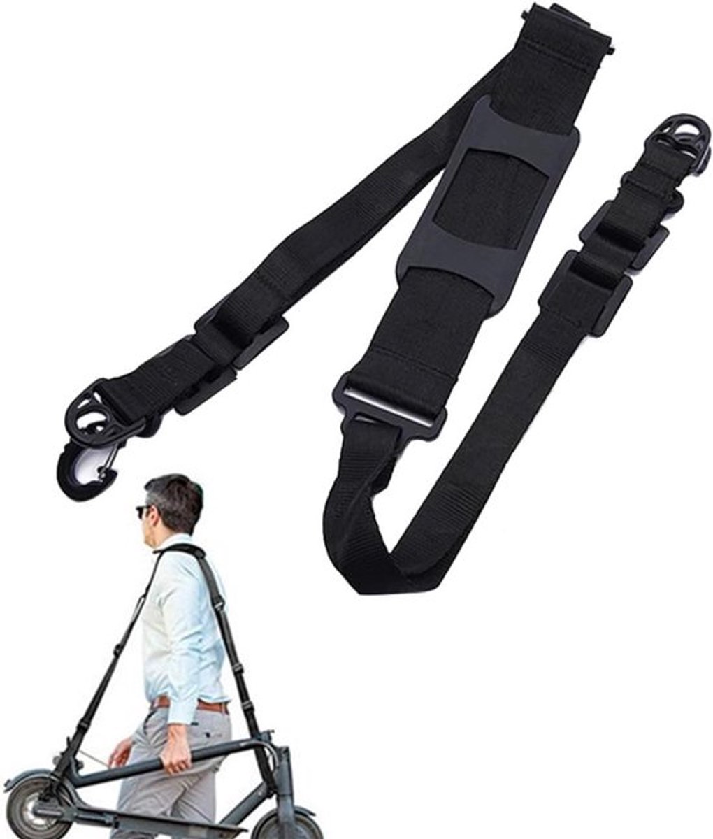 Universele Verstelbare Schouderriem - Elektrische Scooters - Kinderfietsen - Laptoptassen - zwart - Yoga Maten - Draagaccessoires - Geschikt Voor Diverse Modellen