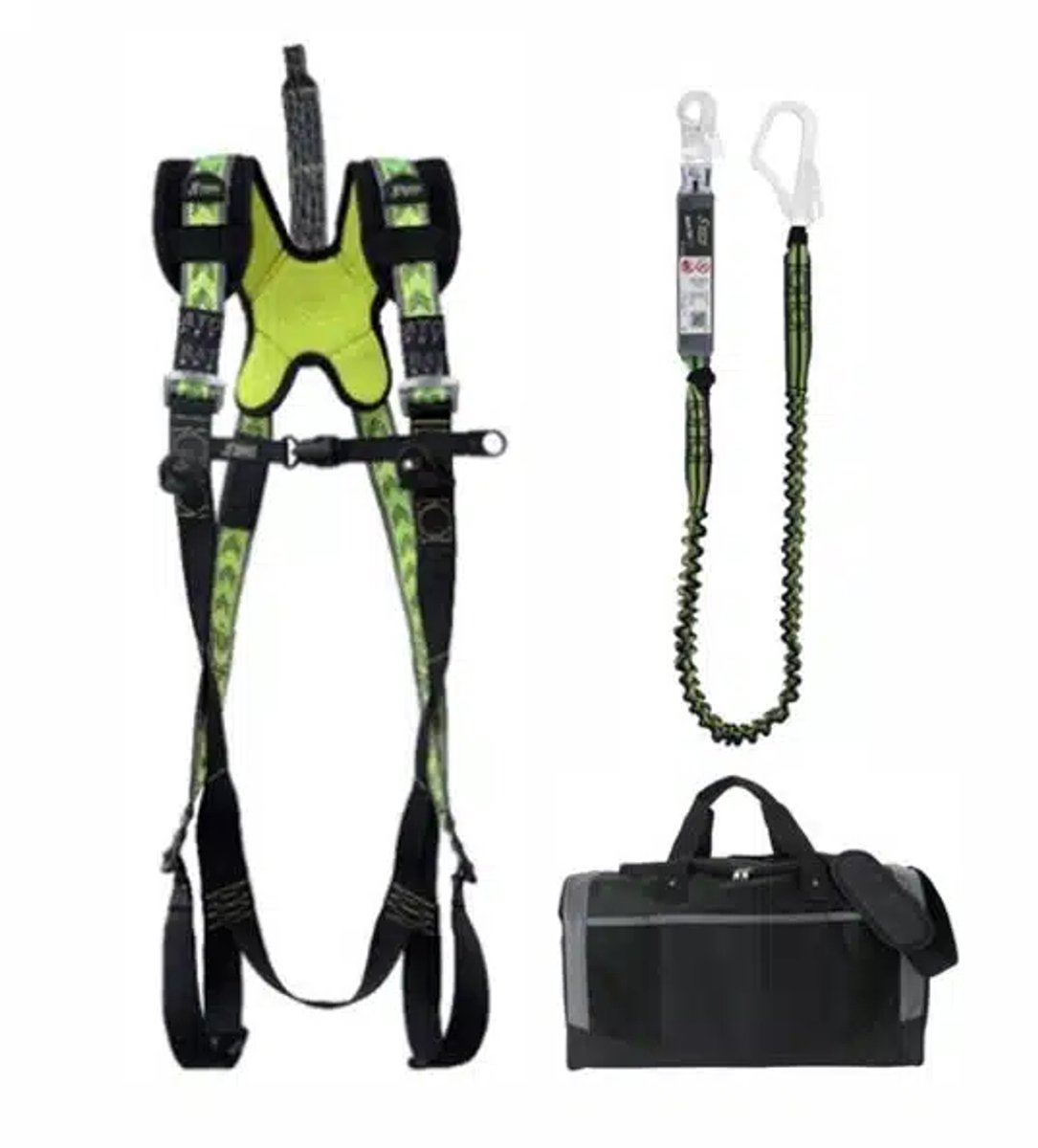 Kratos Safety valbeveiliging set Hoogwerker Elastische Veiligheidslijn Ximo 1 Maat S-L - Maat: L/XXLS/L