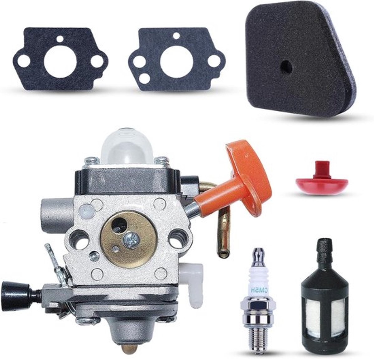 Vervangende Carburateur Kit voor STIHL FS87 FS90 FS100 HL100 KM100 Bosmaaier - #41801200607
