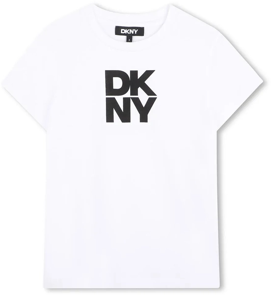 Dkny D62916 T-shirt Met Korte Mouwen Wit 14 Years Meisje