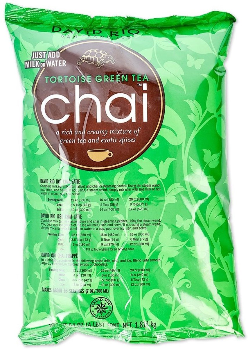 David Rio - DAVID RIO TORTOISE GREEN TEA CHAI XL ZAK - 1816 GRAM