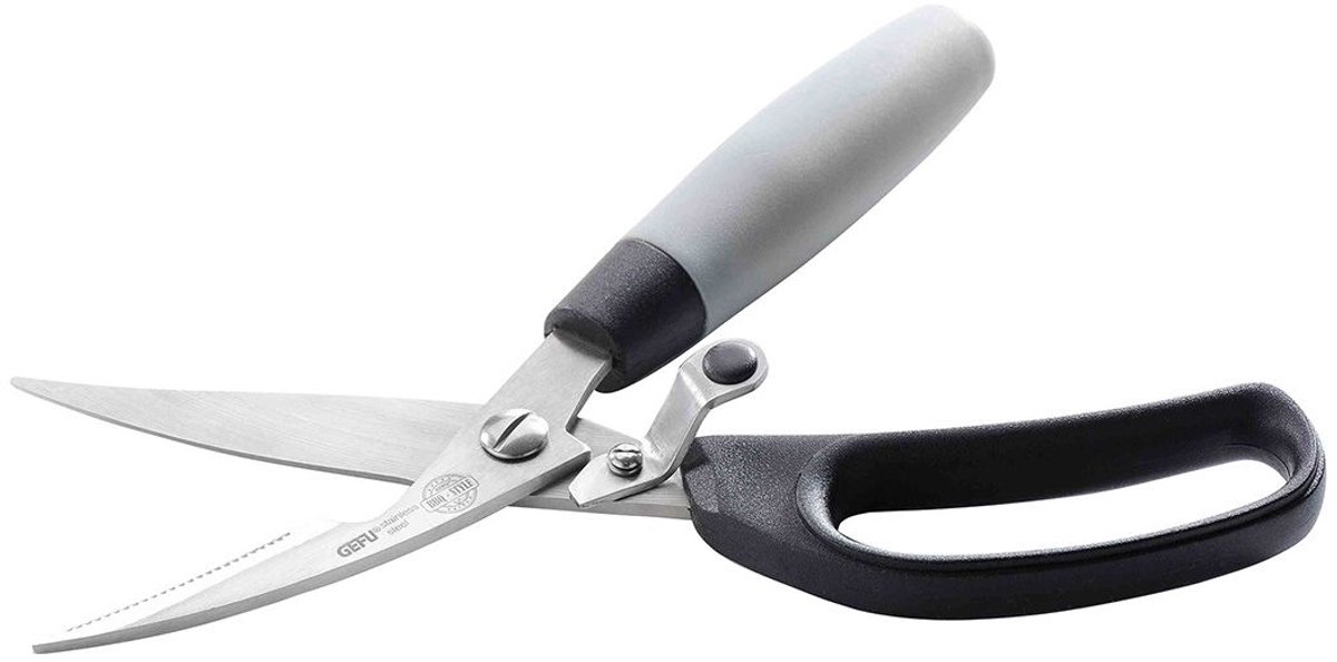 Gevogelteschaar, Vleesschaar, Soft Touch Handgreep, Geschikt voor Rechts -en Linkshandigen, Met Slot - GEFU | CARVE