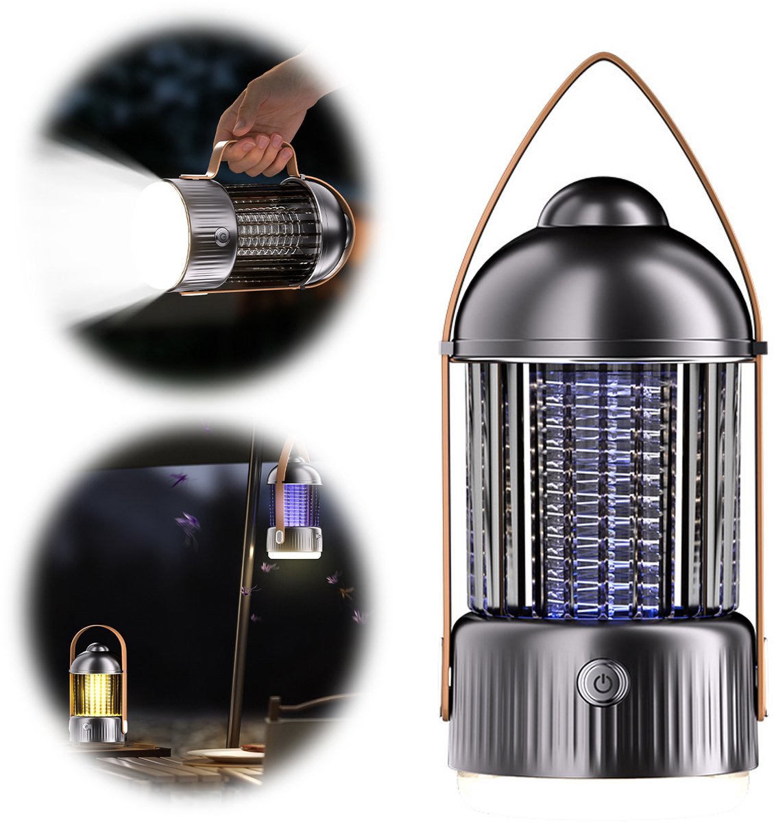 Elektrische Muggenlamp voor Binnen - Insectenverdelger voor Camping & Buiten - 1 Stuk