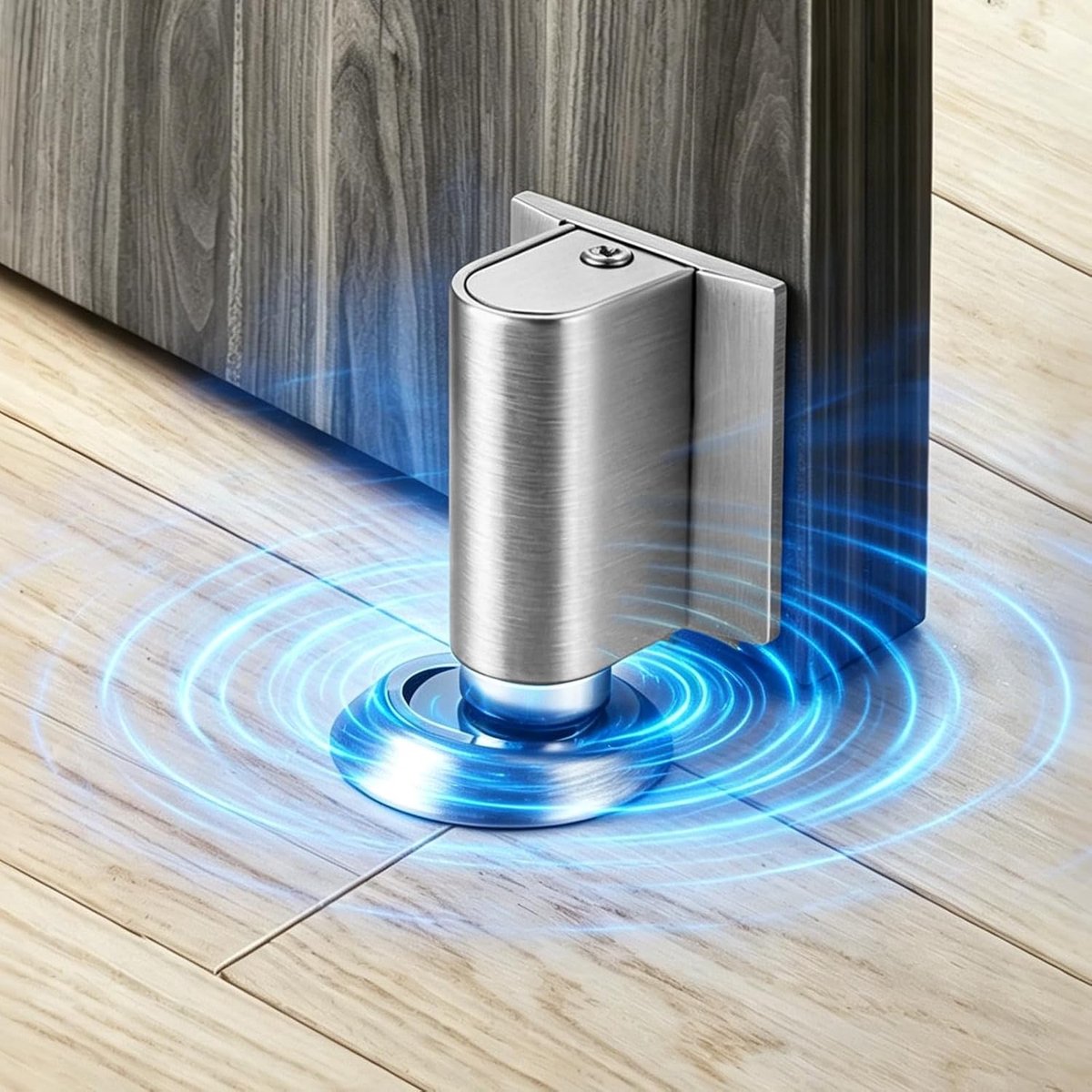 Magnetische deurstopper voor vloeren, zelfklevend en zonder boren, ideaal voor kantoor en badkamer, voorkomt schade aan muren en deuren