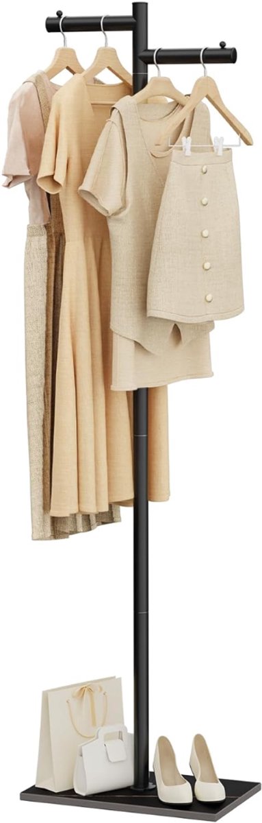 CLGP® Kledingrek Metaal - Kledinghangers - Dressboy -Zwart