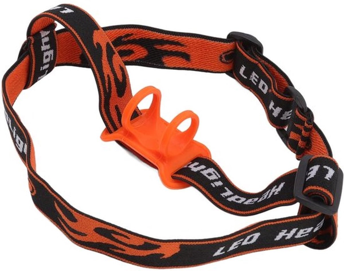 Elastische hoofdlamp band, elastische zaklamp hoofdband houder riem verstelbare riem vervanging voor 22 tot 32mm diameter