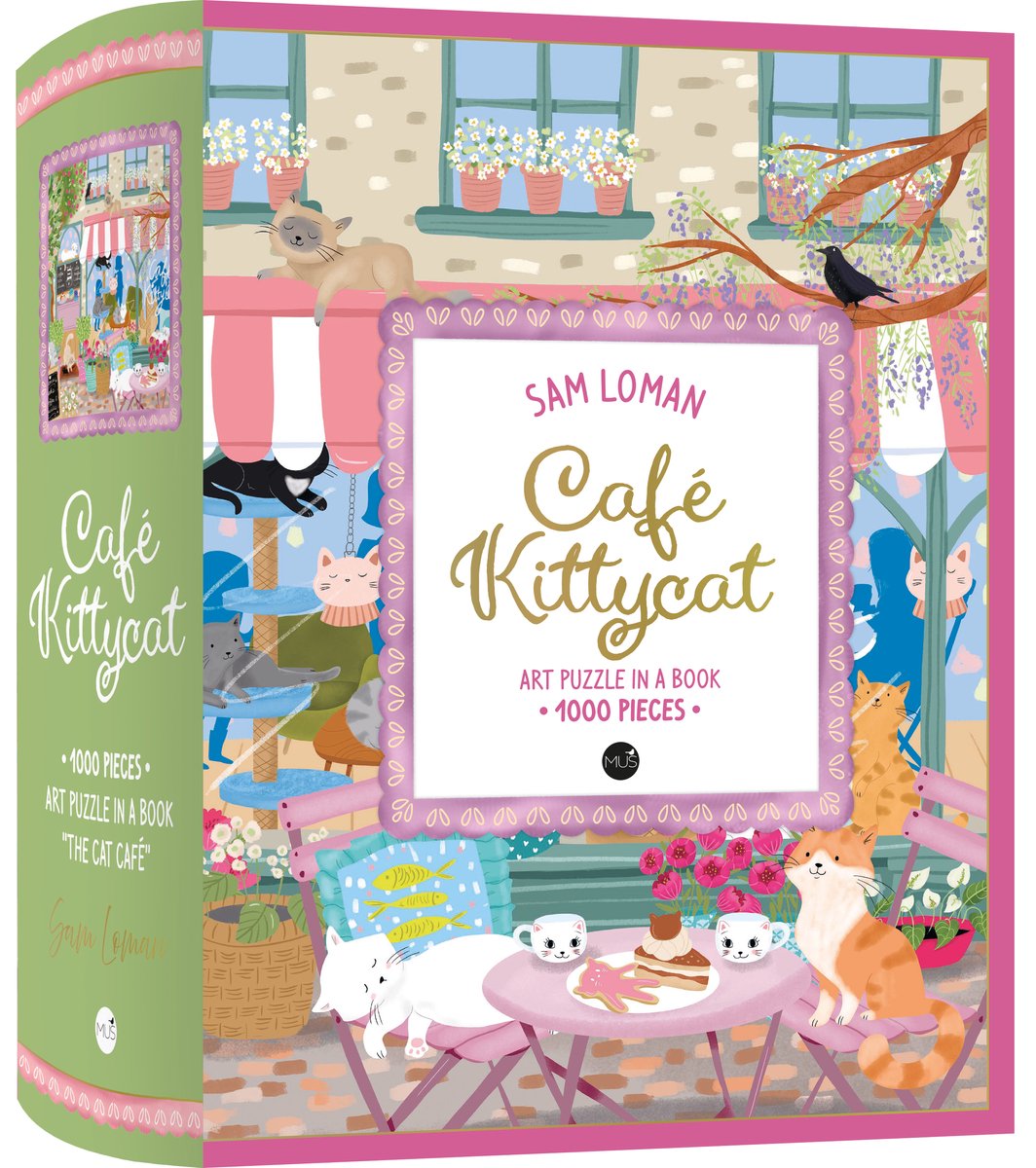 Boekpuzzel Kattencafé Café Kittycat