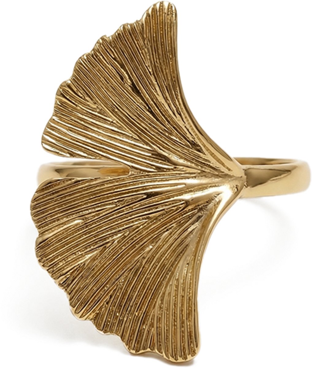 Servetring - Servetring Set Van 4 - Servetring Goud - Servetring Blad - Tafeldecoratie Goud