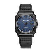 G-Star GSW.508.03 - Horloge - Leer - Zwart - 41 mm