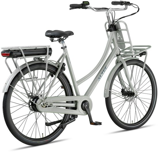 Altec Sakura - Elektrische Transportfiets - Damesfiets - 28 inch - 50 cm - Hydraulische Schijfremmen - Achterwielmotor - Ash Grey van Altec — afbeelding 3