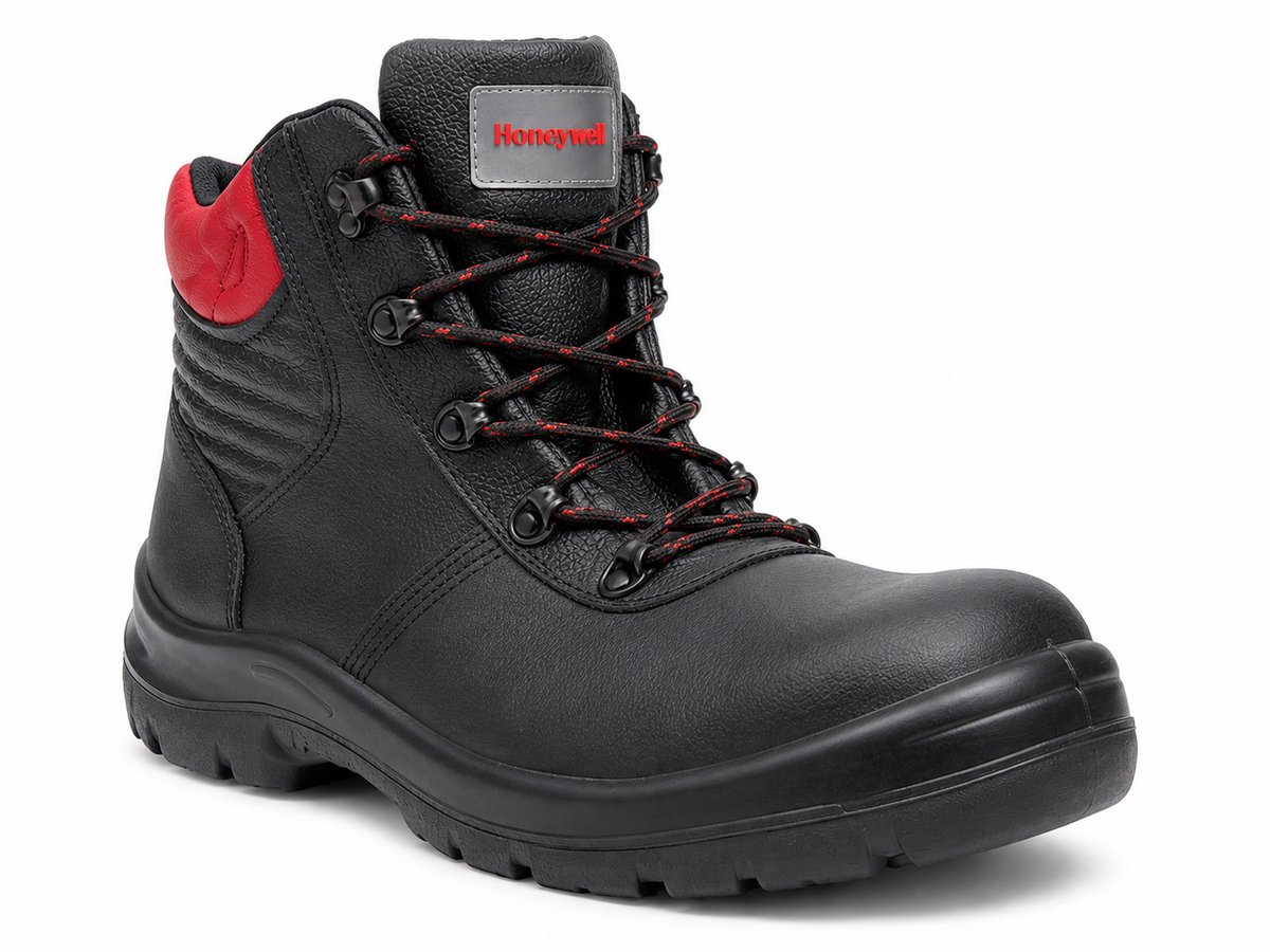 Honeywell Bacou Freeroad S3 HRO HI3 SRC Veiligheidsschoenen – Maat 42 – Hittebestendige Werkschoenen – Zwart