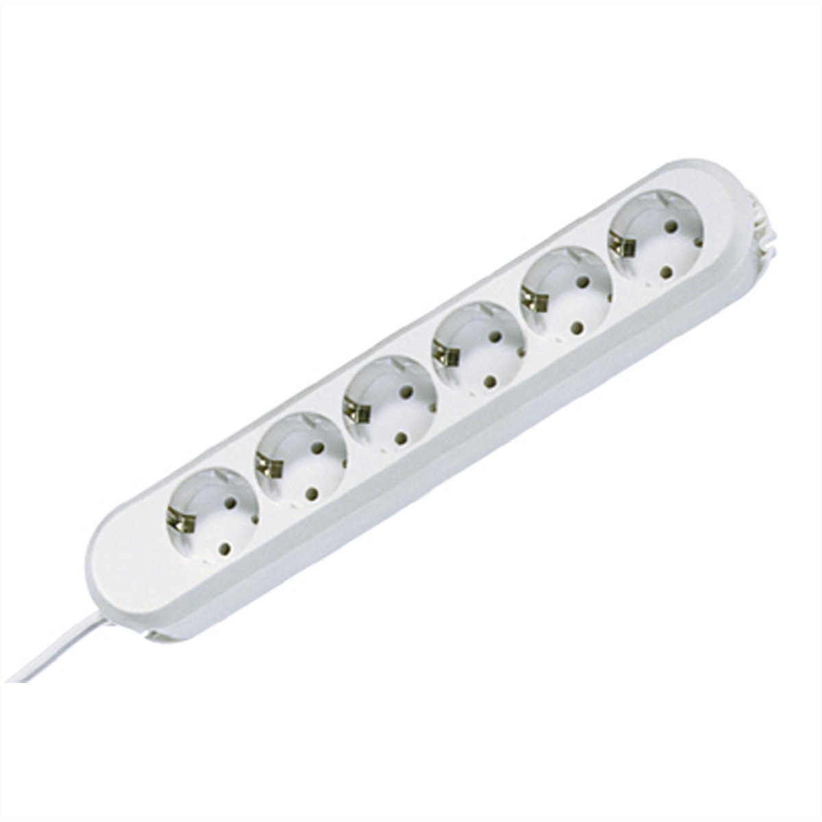 Bol.com BACHMANN SMART stekkerdoos 6x geaard contact, wit, 5 m aanbieding