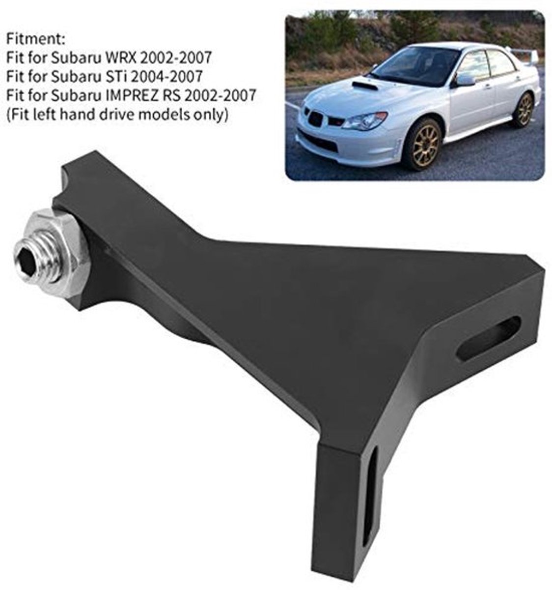 Brace Hoofdremcilinder, Hoofdremcilinder Steunsteun Rem Stijfheid Beugel Geschikt voor WRX/STi/IMPREZ RS LHD