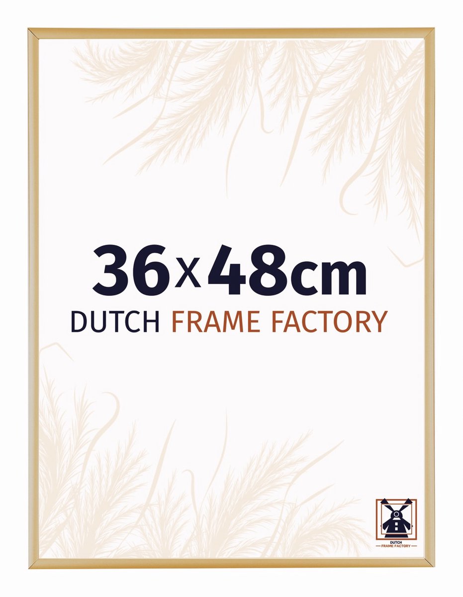 Dutch Frame Factory Fotolijst 36x48 cm - Aluminium - Goud Vintage - Kampen