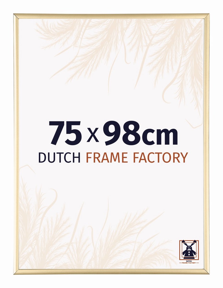 Dutch Frame Factory Fotolijst 75x98 cm - Aluminium - Goud - Kampen