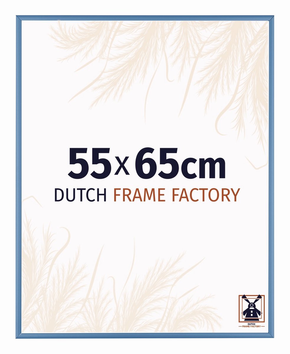 Fotolijst 55x65 cm - Aluminium - Staal Blauw - Kampen