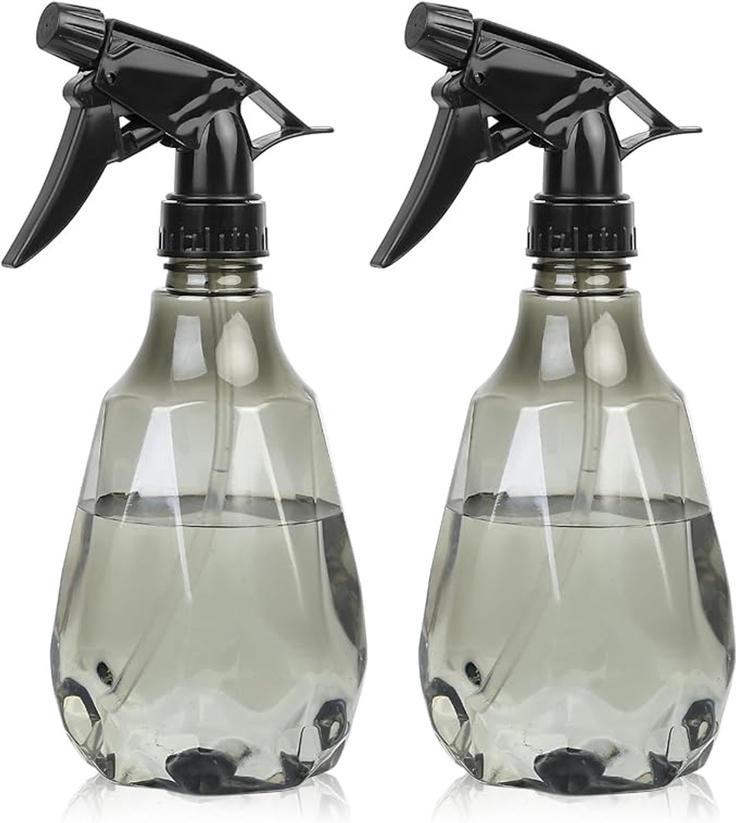 reinigingsspray - Spuitfles - Handsprayflessen - Multifunctionele Spuitfles - tuinspuitflessen - Herbruikbare - voor het reinigen van tuinplanten en kappers - 2 stuks - 500 ml