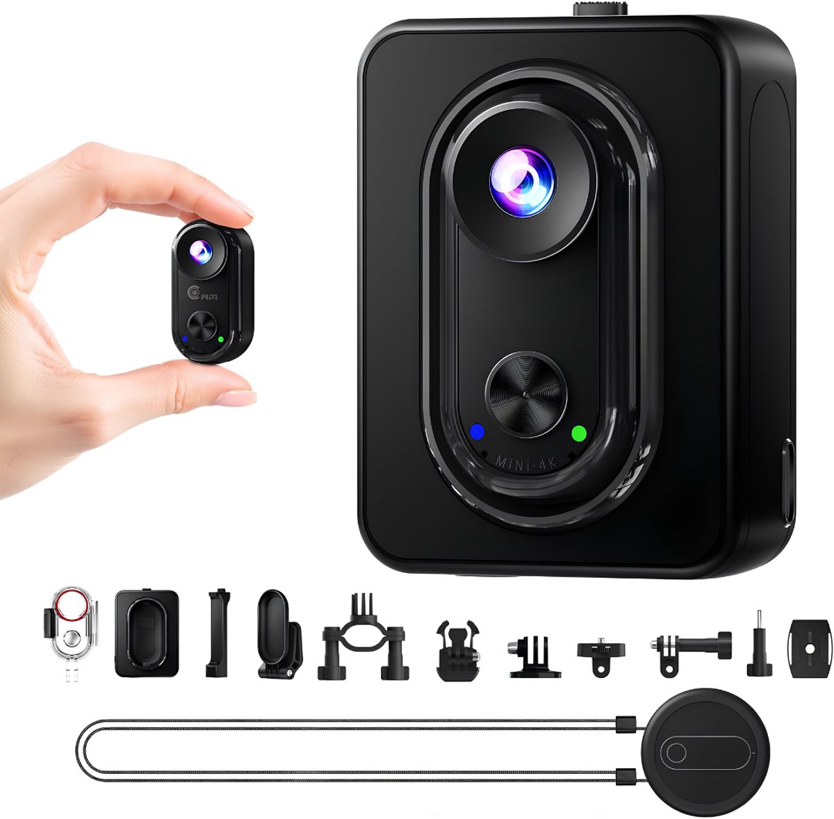 SP® Bodycam - 6 Assige Stabilisatie - Mini Bodycam - Mini Action camera - Zwart - 3cm x 3cm x 5cm