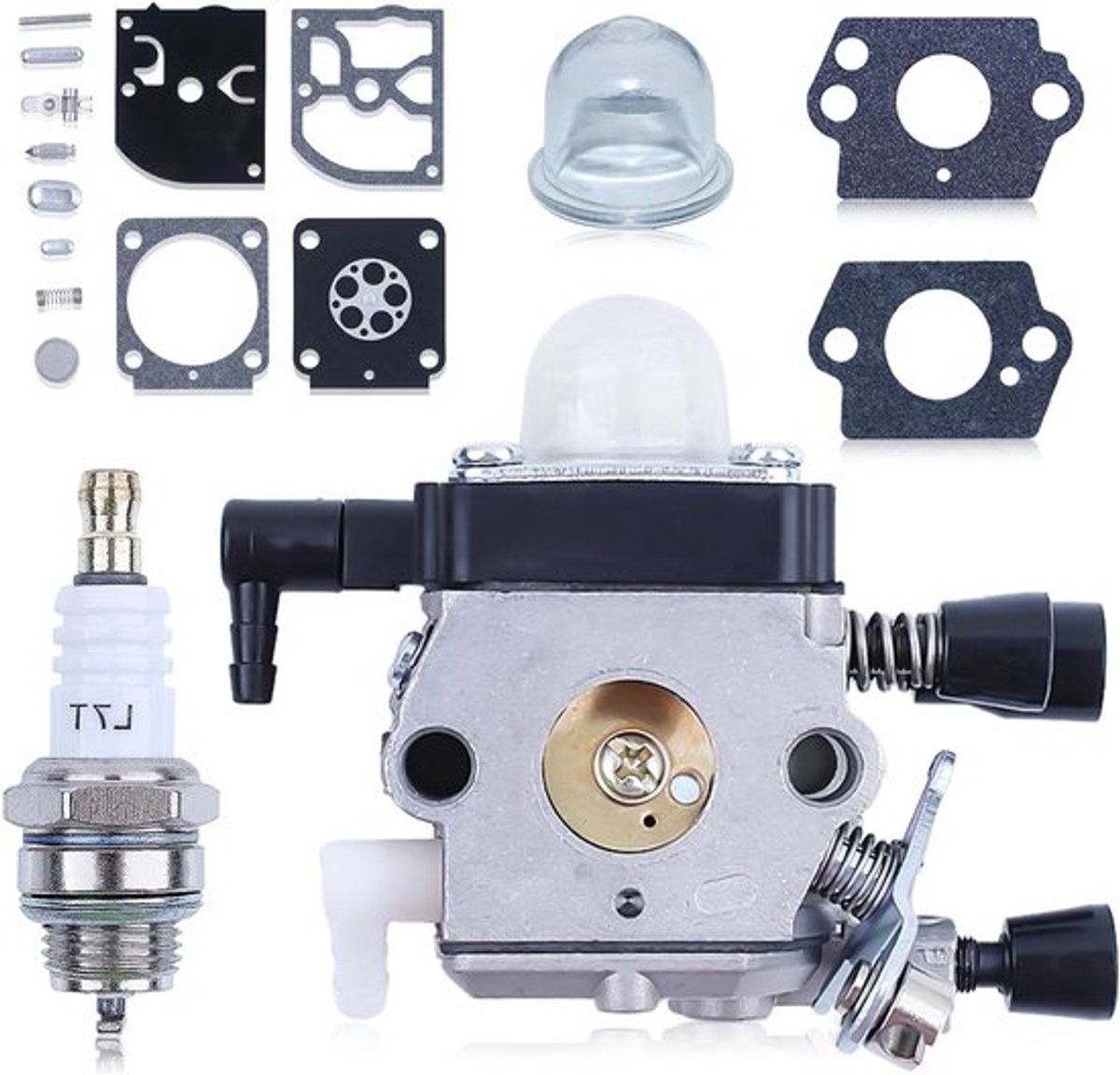 Carburateur reserveonderdeel voor Stihl kettingzaag FS38 FS45 FS55 - Zama C1Q-S186 met reparatieset