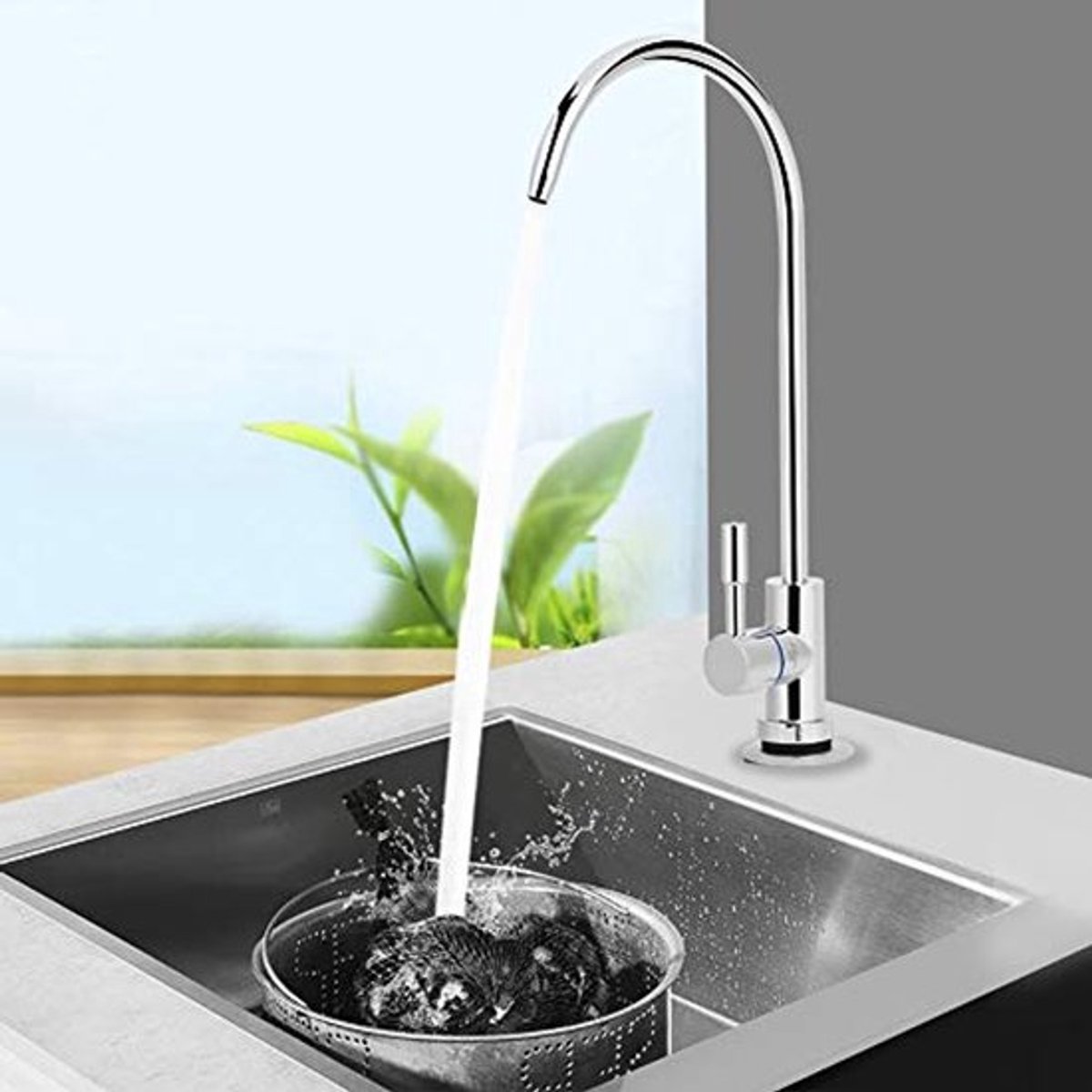 Mini Gooseneck Drinkwaterfilterkraan Omgekeerde Osmose Luchtzuiveraar Filtratie Drinkwaterfilterkraan