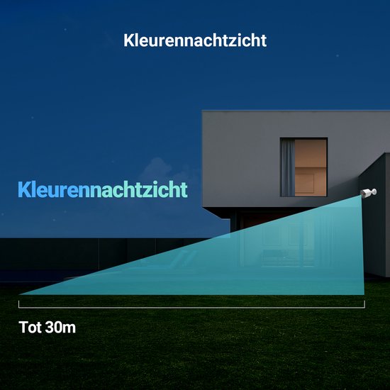 EZVIZ H3K PoE 4K Kit - 4x Beveiligingscamera Buiten - AI-detectie, Nachtvisie & Active Defense - IP67 - PoE & SD van EZVIZ — afbeelding 3