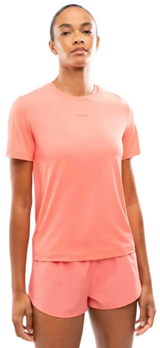 Siroko Singapore T-shirt Met Korte Mouwen Oranje,Roze S Vrouw