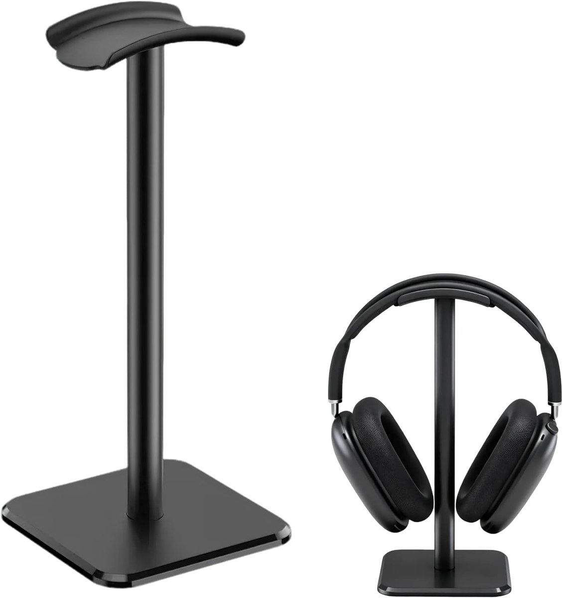 Verstelbare Gaming Hoofdtelefoonhouder met Gewogen Basis, Eenvoudige Montage en TPU Bescherming voor Gaming en Desktop Audio Accessoires