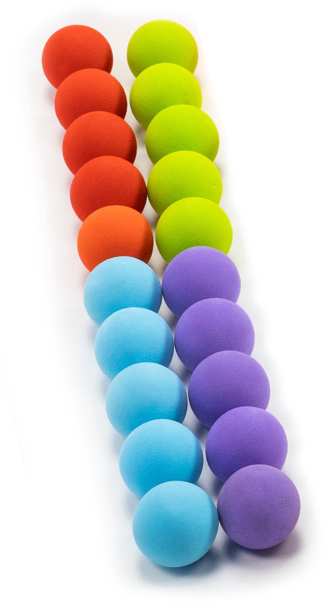 Air Toobz Ballenset (20 stuks) - Bouw een buizenparcours en speel met luchtkracht