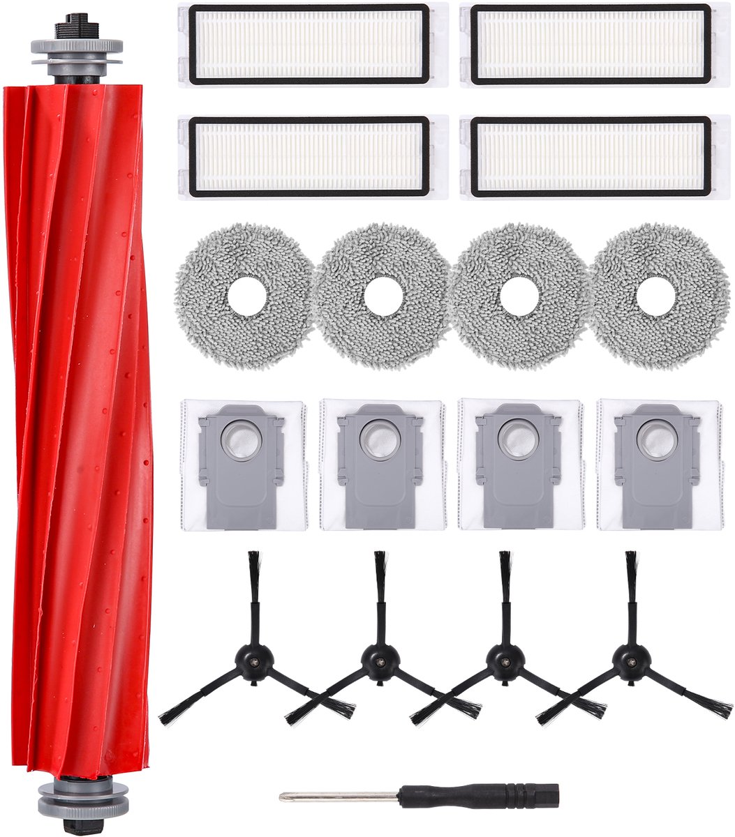 Accessoires voor robotstofzuigers - Reinigingsaccessoirekit - Vervangingsonderdelen voor Roborock P10/P10S-serie - Dagelijkse reinigingsscenario's