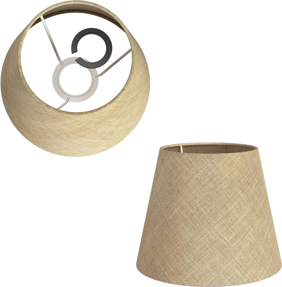 CLGP® Lampenkap Stof - Decoratieve Kap - Sfeerverlichting Creëren - Natur-Beige