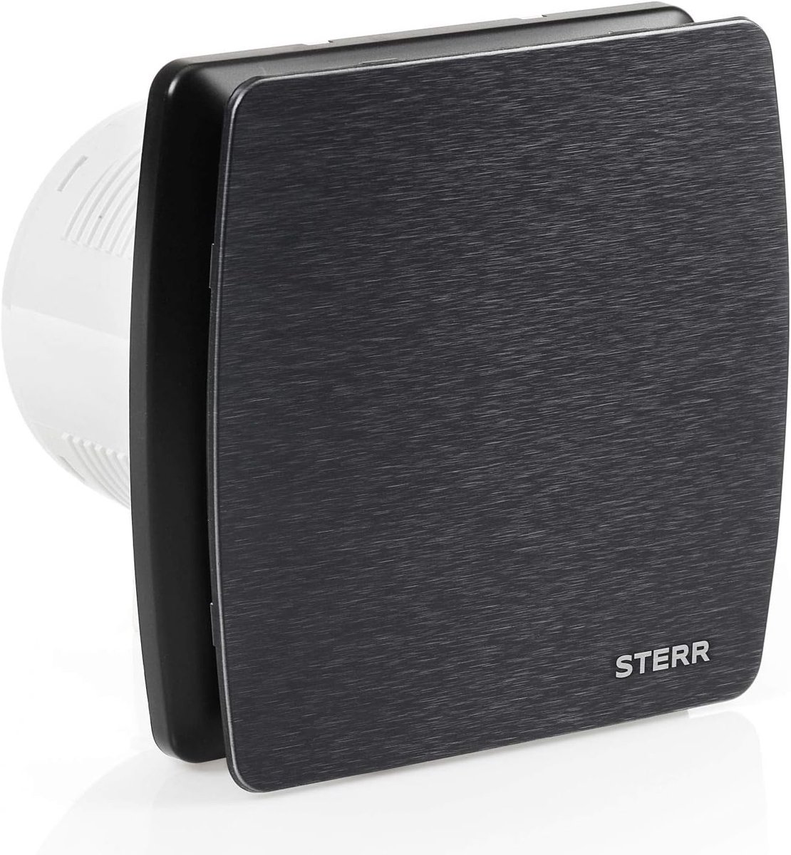 SnelShoppen - Stille Badkamer Ventilator Ø 100mm met Timer en Terugslagklep - Zwarte Ventilator - Energiezuinig en Geluidsarm