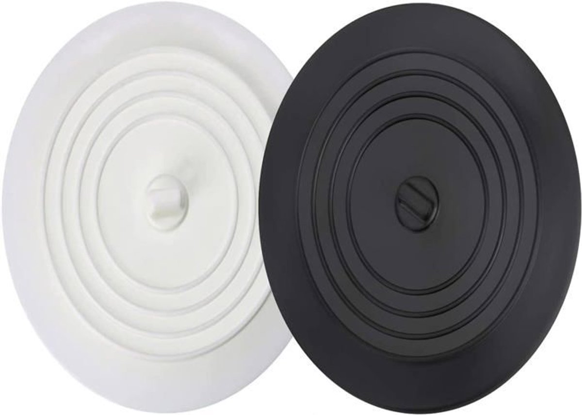 Badkuipstop, universele badkuipstop van 15 cm, gootsteenstop, siliconen keukenstop