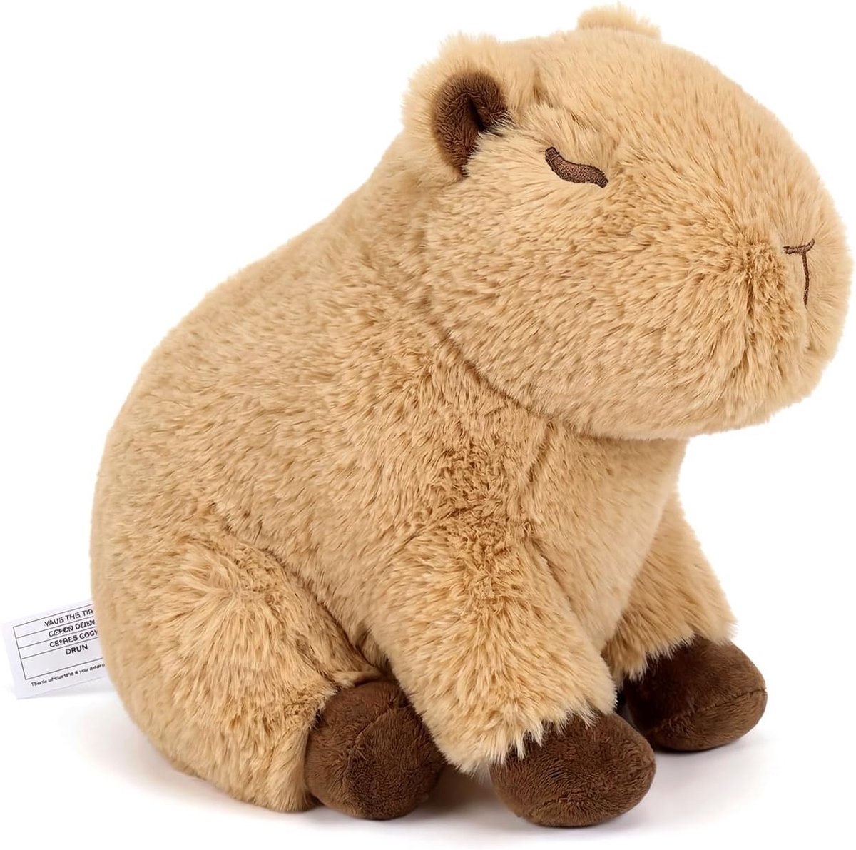 SnelShoppen - Warmteknuffel Capybara 23 cm - Thermisch Pluche Dier - Verwarmbaar in de Magnetron - Koud Kompres - Perfect voor Kinderen en Volwassenen