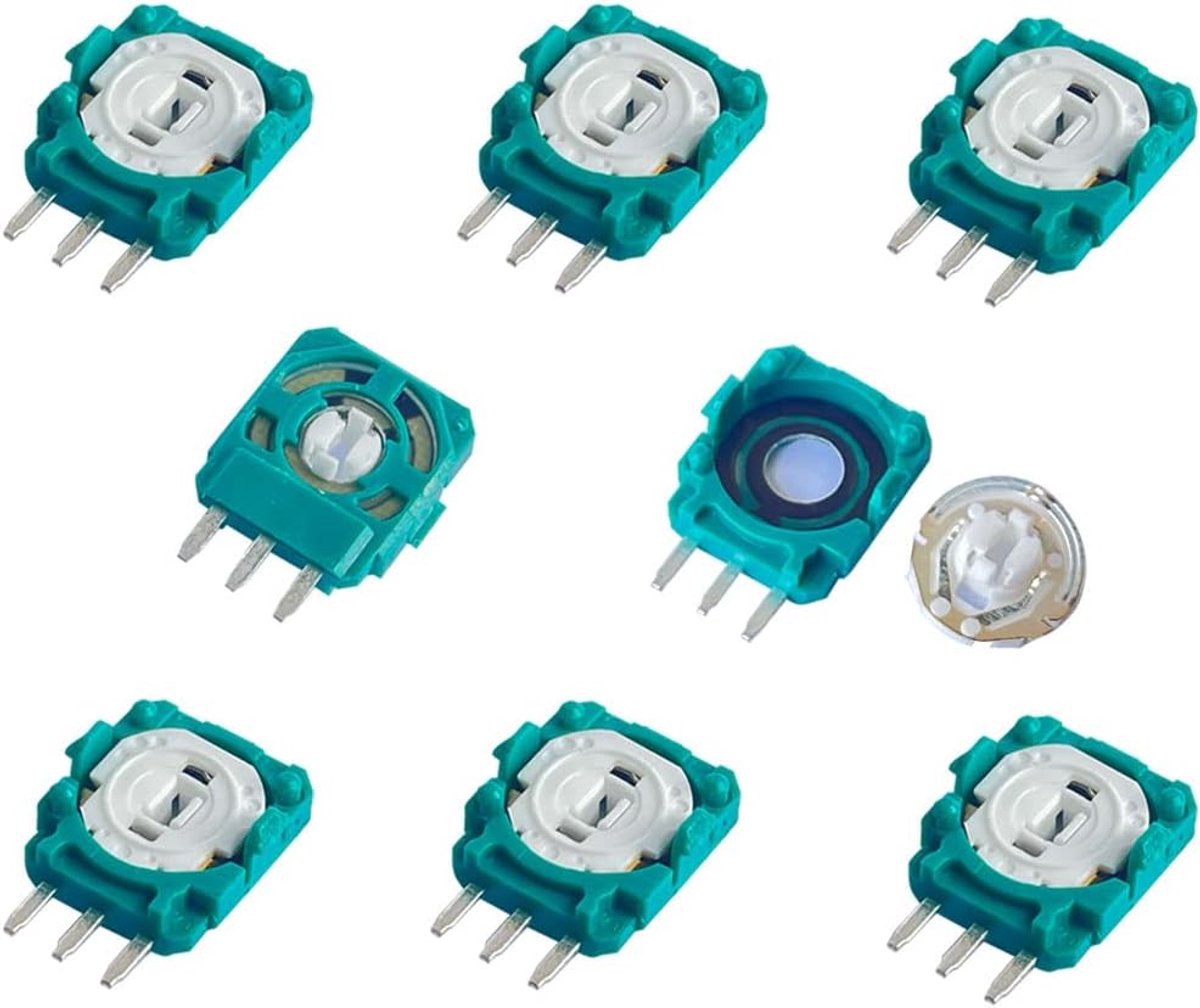 SnelShoppen - 8x Trimmer Potentiometer 2.1KΩ voor PS5 PS4 Controller, ALPS Vervangingsonderdelen, Thumbstick Sensor Drift Fix, Voor Gaming Accessoires