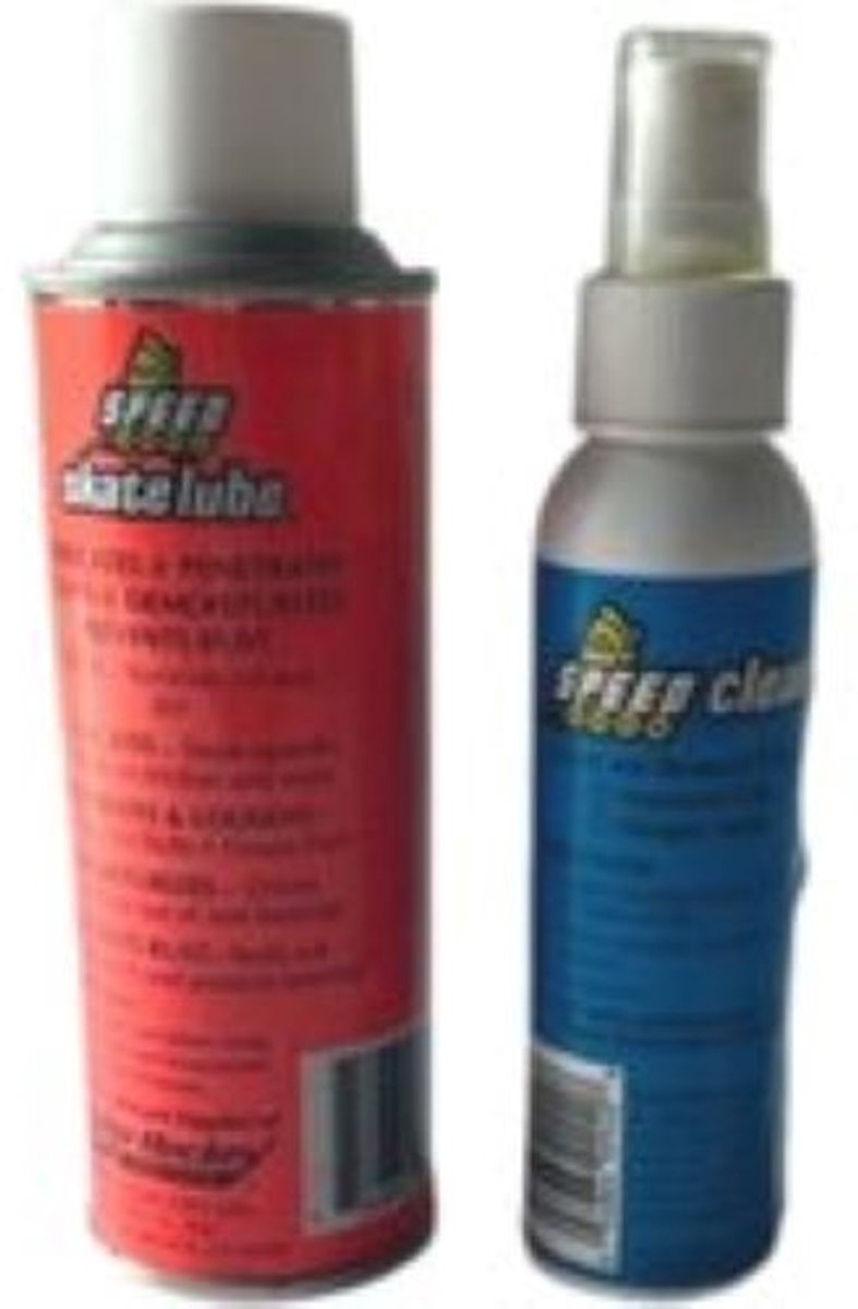 Skate lube skate oil, en reiniger schoonmaakset