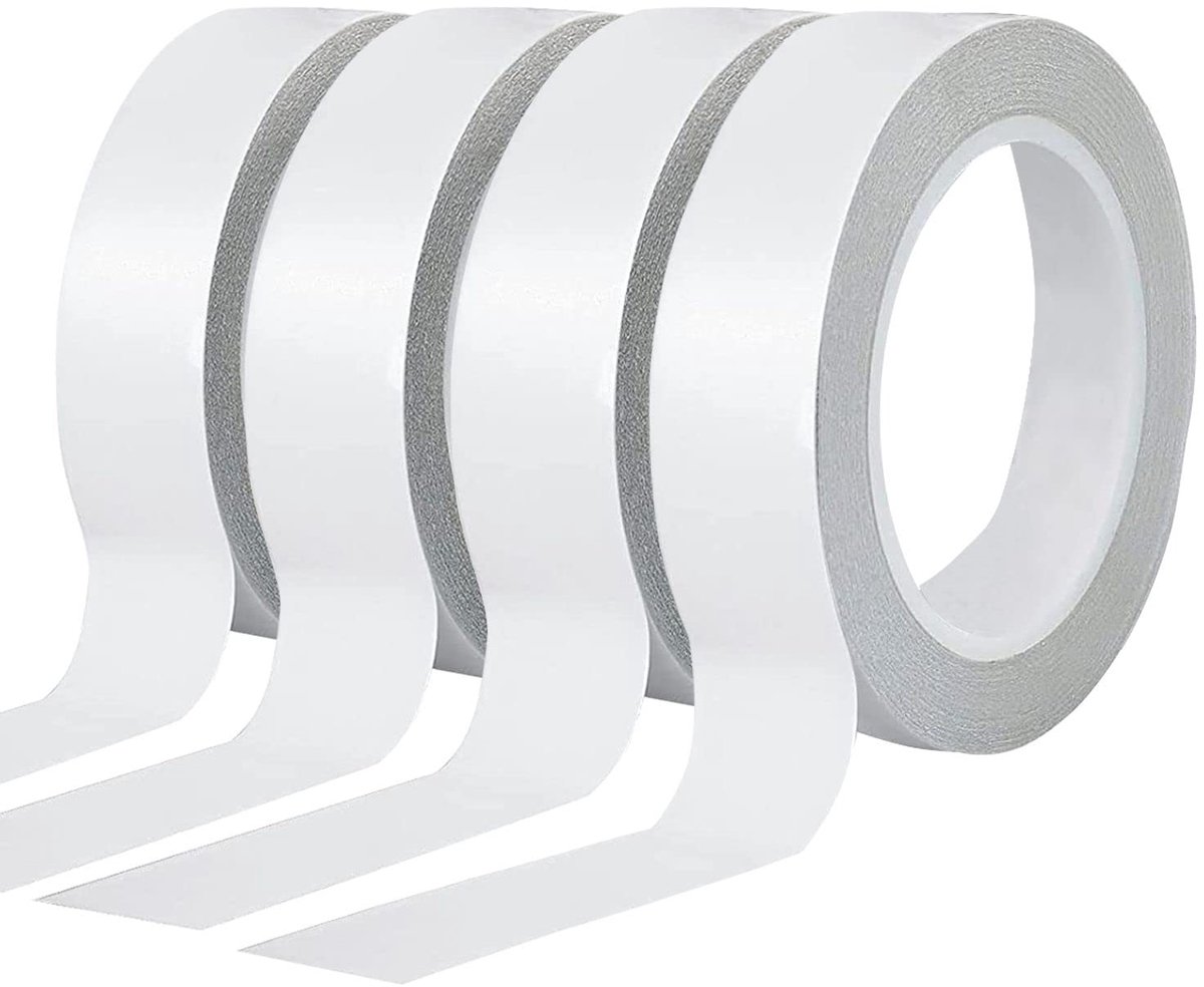 SnelShoppen - Dubbelzijdige Kleefband 25 mm x 100 meter - Hoogwaardige Papier Tape voor Kantoor, Thuis, School, DIY, Knutselen, Diverse Materialen