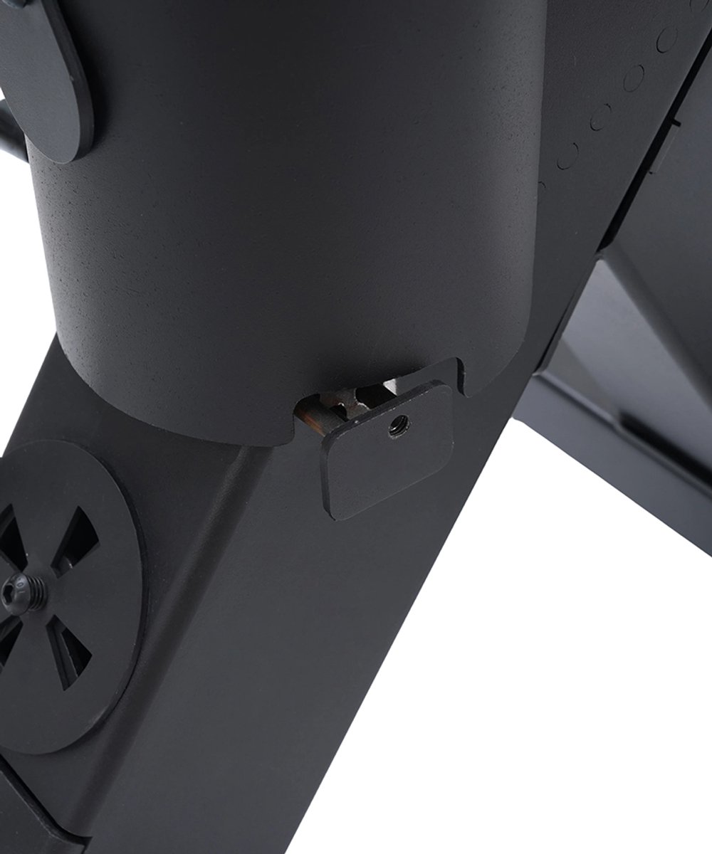 Veluwse Pellets Luxe Terrasverwarmer PH-05 - Pellet Heater - 179cm Hoog - Mat Zwart - Inclusief Luxe Regenhoes, Cilinderborstel & Gasbrander - Mobiele Tuinkachel op Houtpellets - 100% Rookvrij - Vrijstaande Buitenheater voor uw Terras – foto 4