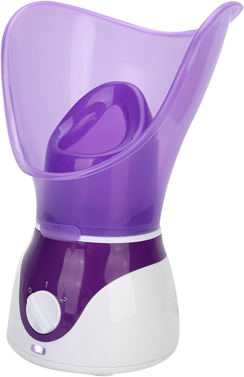 SnelShoppen - Facial Steamer Gezichtsbevochtiger met Aromatherapie, 110-240V, Voor Thuis, Kantoor en Reizen, Hydratatie en Pore Care