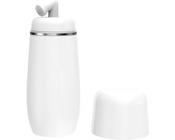 Draagbaar bidet voor intieme hygiëne – reis-bidet – met intrekbare sproeikop en opbergtas – 400 ml – wit.L