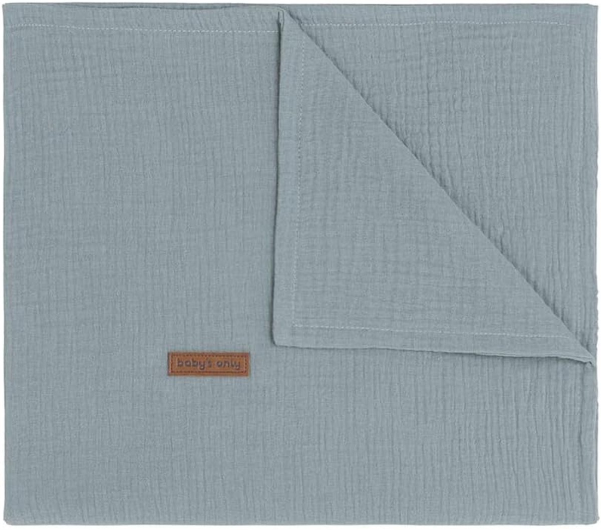 SnelShoppen - Baby Dekentje - Katoenen Babydeken Breeze - 0.6 TOG - 100x135cm - Wit - Geschikt voor Jongens en Meisjes - Perfect voor Wieg en Kinderwa