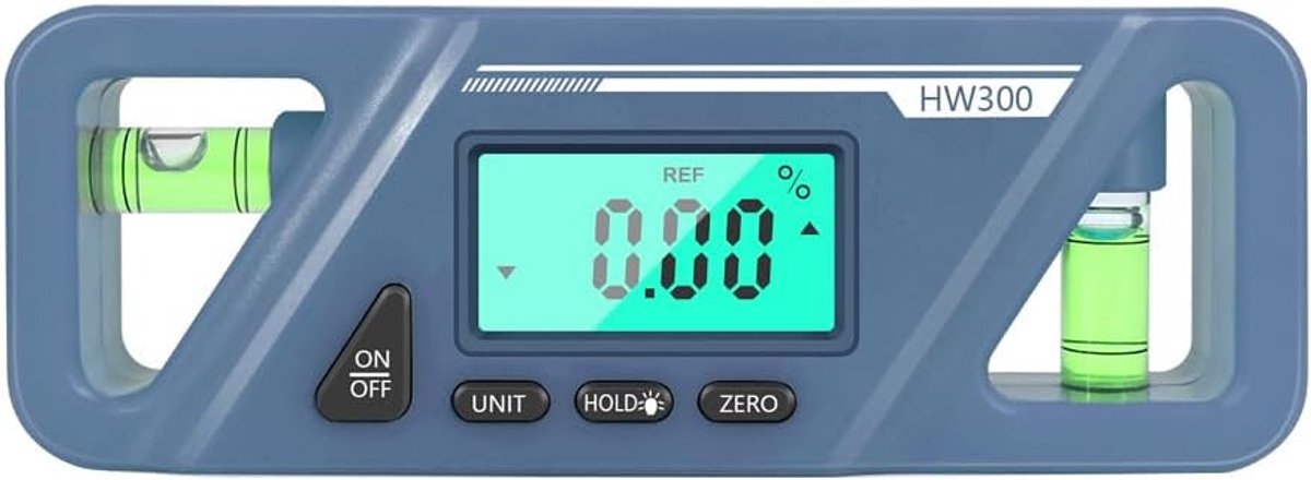 SnelShoppen - 3-in-1 Inclinometer, Digitale Waterpas, Protractor, Magnetisch, LCD Scherm, Compact, Lichtgewicht, Multifuntioneel Meetinstrument voor K