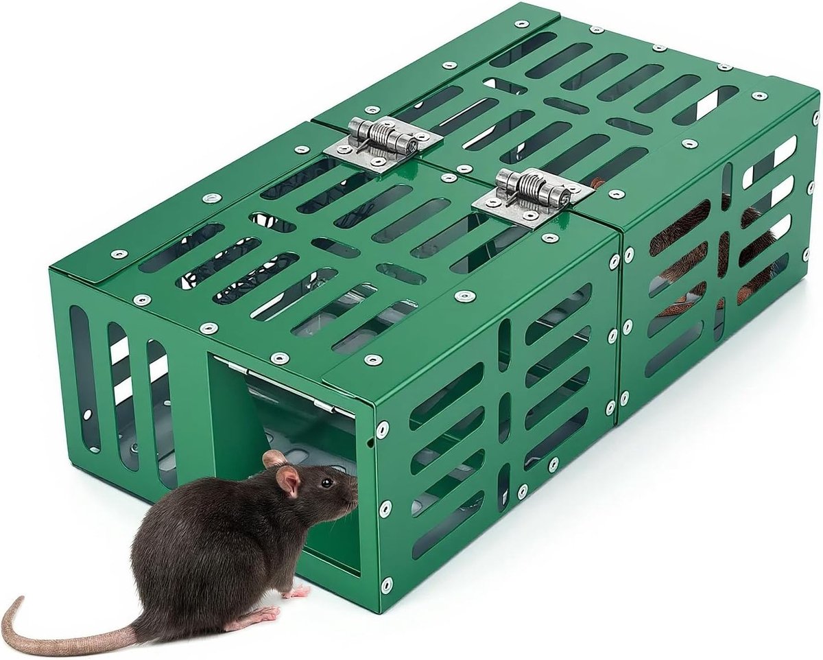 Effectieve Dierenvriendelijke Muizenval - Herbruikbare Multi-Catch Vallen voor Binnen en Buiten - Veilig voor Kinderen en Huisdieren - Eenvoudig te Gebruiken en Milieuvriendelijk